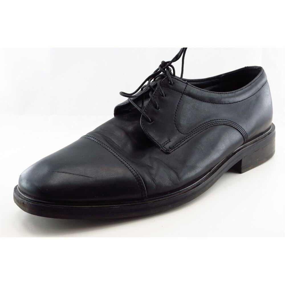 Florsheim Derby Oxfords Black Leather Men Shoes Size 11 Medium